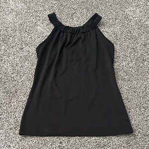 Women's Black Halter Tank Top - Cache Brand XS